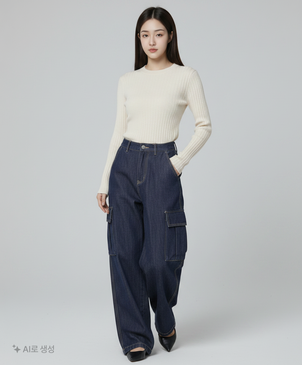 굿라이프웍스(GLW) 청/데님 팬츠 M