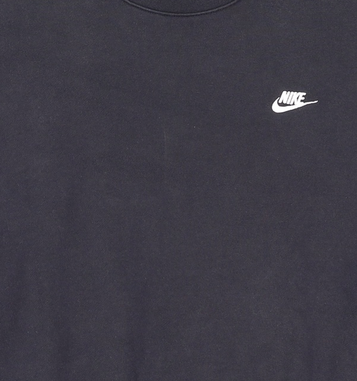 나이키(NIKE) 클럽 플리스 오버사이즈 프렌치 테리 크루 M - 블랙:화이트 / HJ1820-010 XS