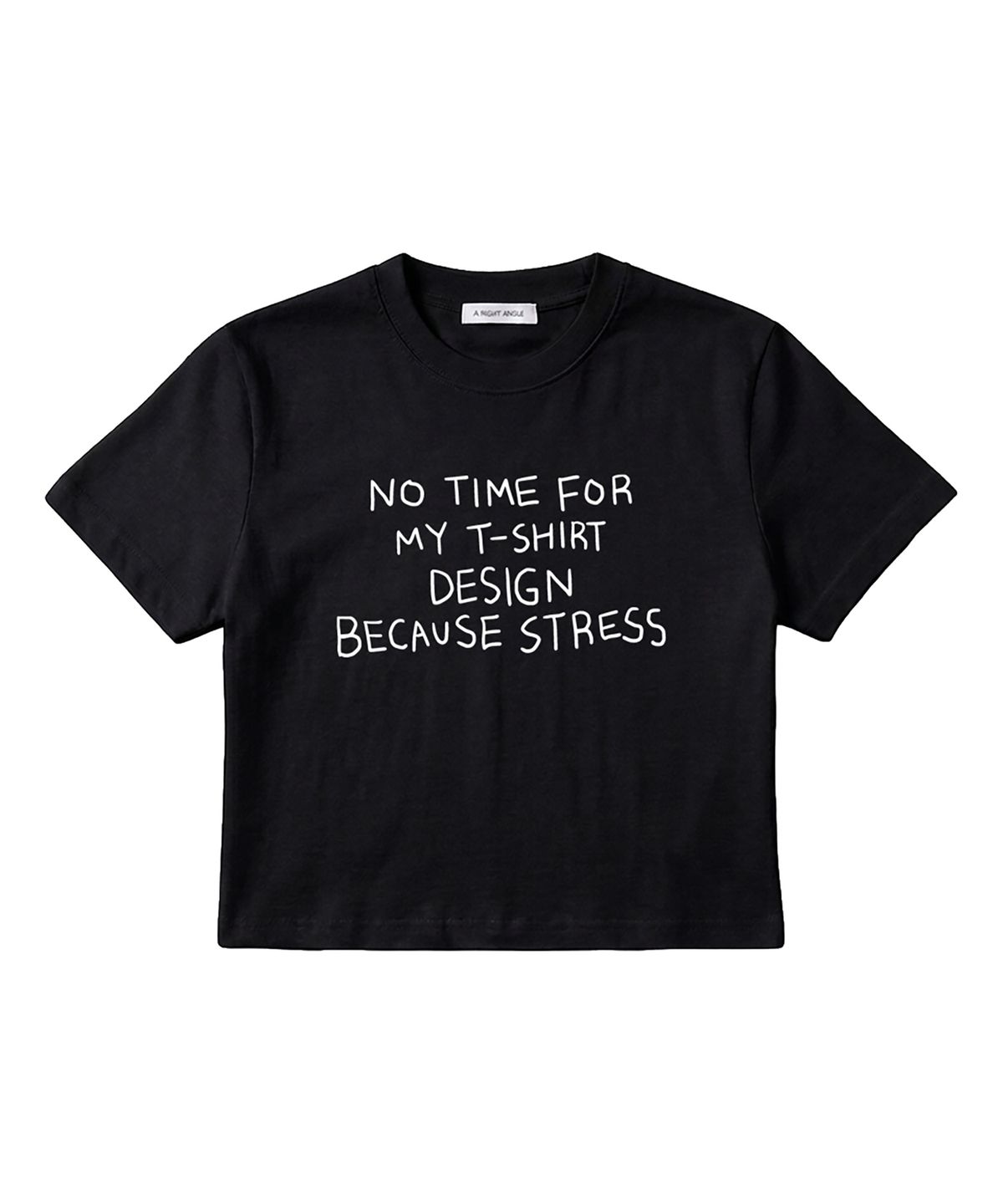 어라이트앵글(ARIGHTANGLE) STRESS CROP TEE 2 (2 COLOR)