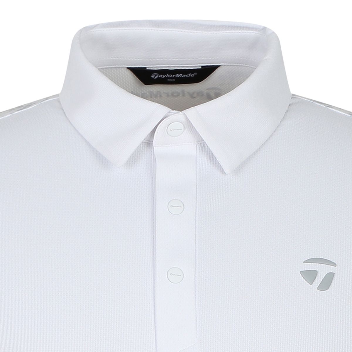 테일러메이드 어패럴(TAYLORMADE APPAREL) 26SS 남성 등판 패턴 카라 반팔 티셔츠 TT6-22HG44-100