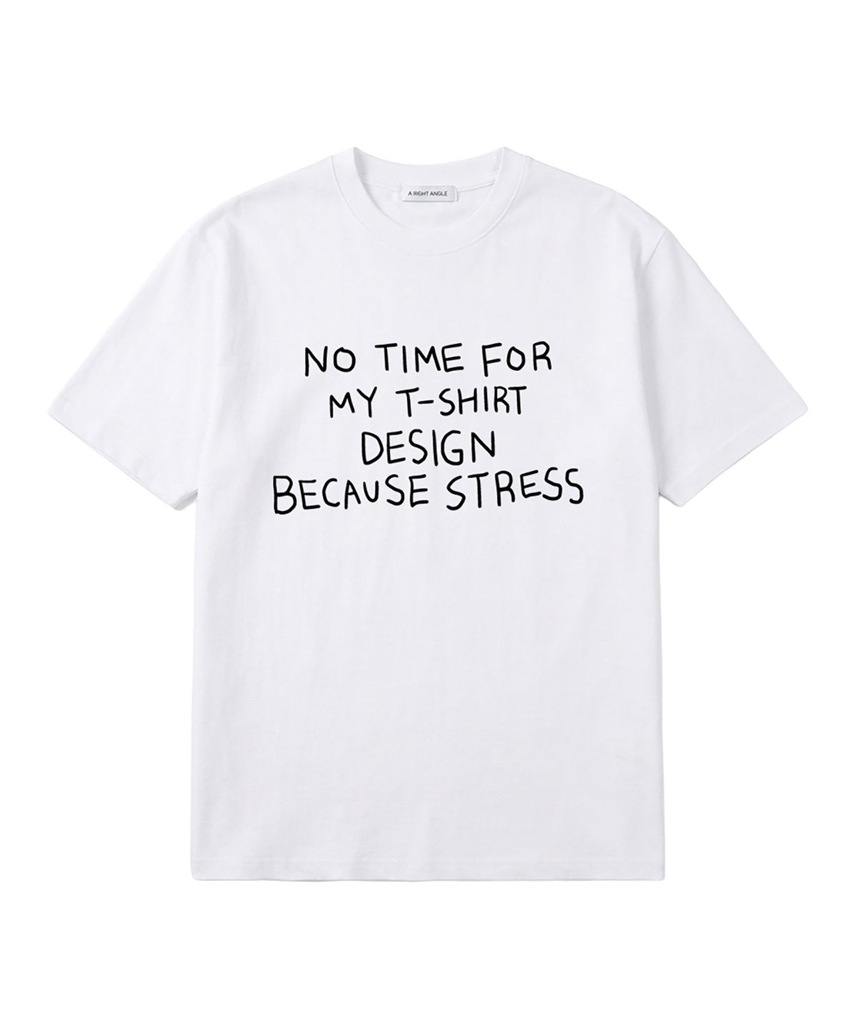 어라이트앵글(ARIGHTANGLE) STRESS LOOSE TEE(2 COLOR)