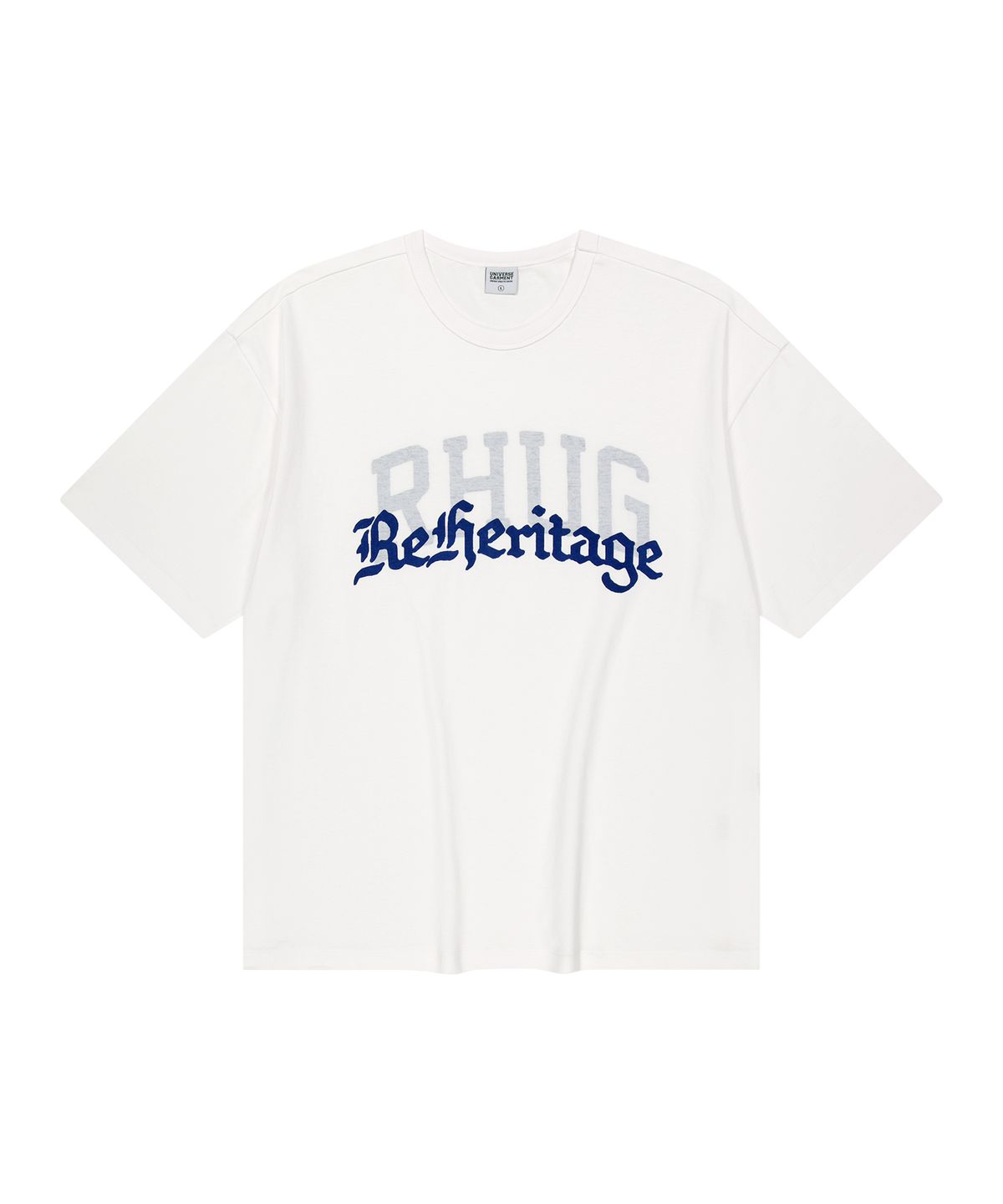 유니버스 가먼트(UNIVERSE GARMENT) 투 사이드 프린트 티셔츠_BLUE