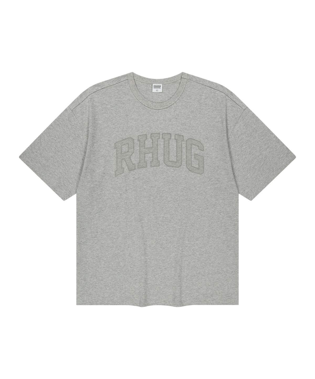 유니버스 가먼트(UNIVERSE GARMENT) 뉴트로 프렙 RHUG 티셔츠_MELANGE GREY