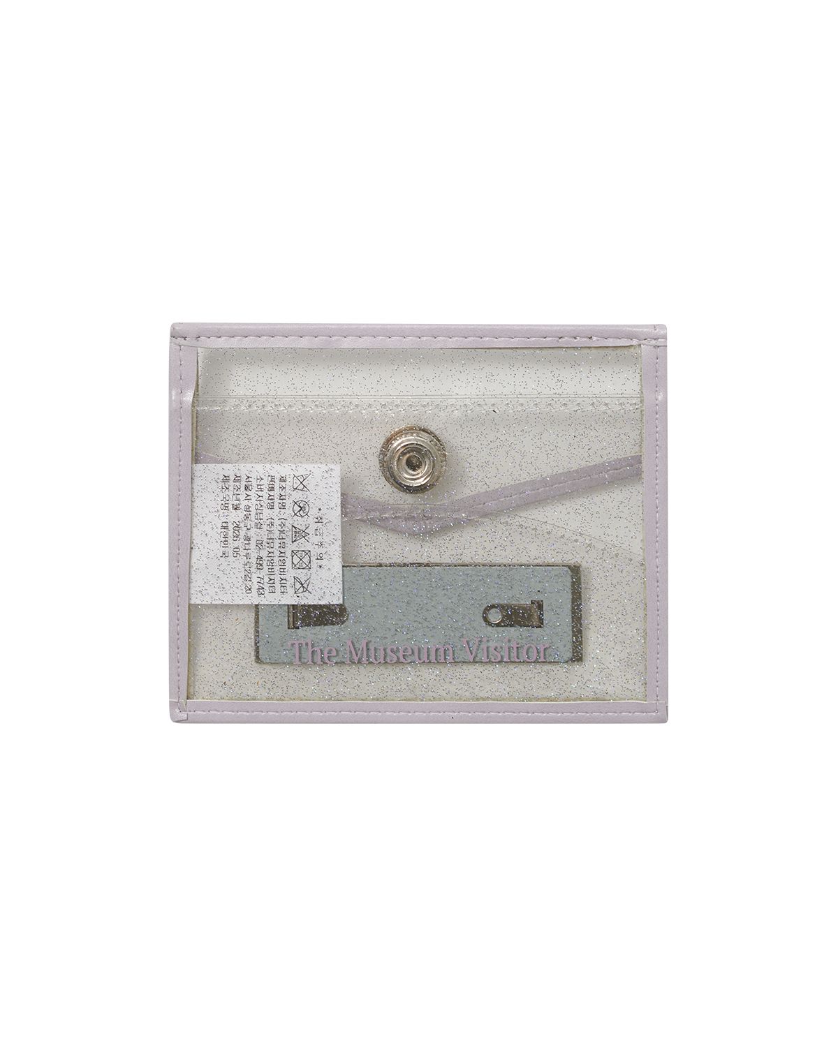 더뮤지엄비지터(THEMUSEUMVISITOR) CLEAR MUSE CARD WALLET (CLEAR)