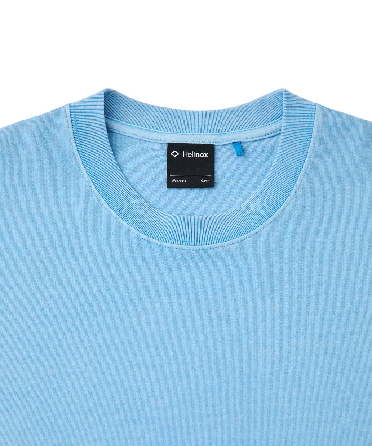 헬리녹스 웨어(HELINOX WEAR) 가먼트 다잉 반팔티셔츠_Cyan Blue