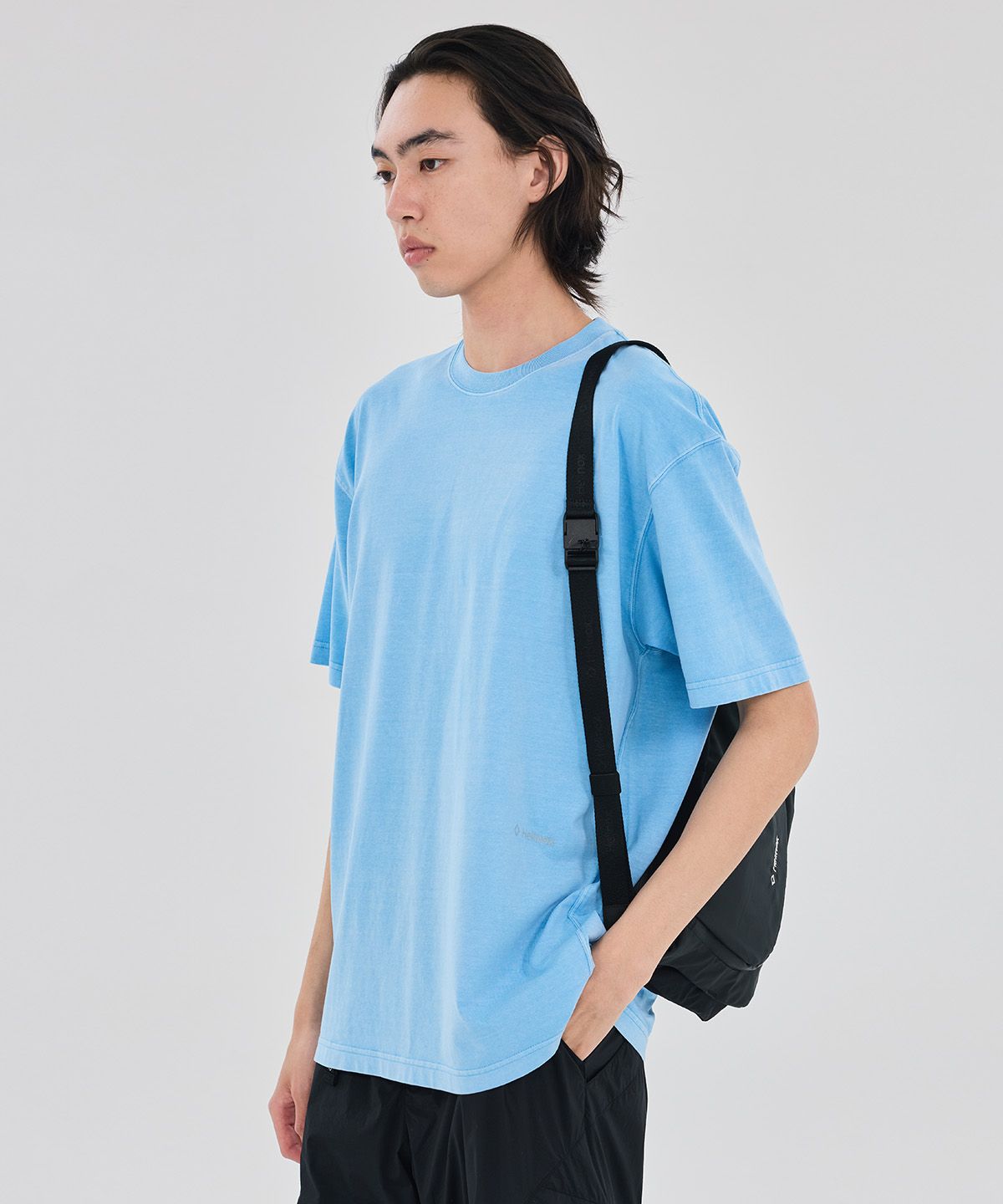 헬리녹스 웨어(HELINOX WEAR) 가먼트 다잉 반팔티셔츠_Cyan Blue