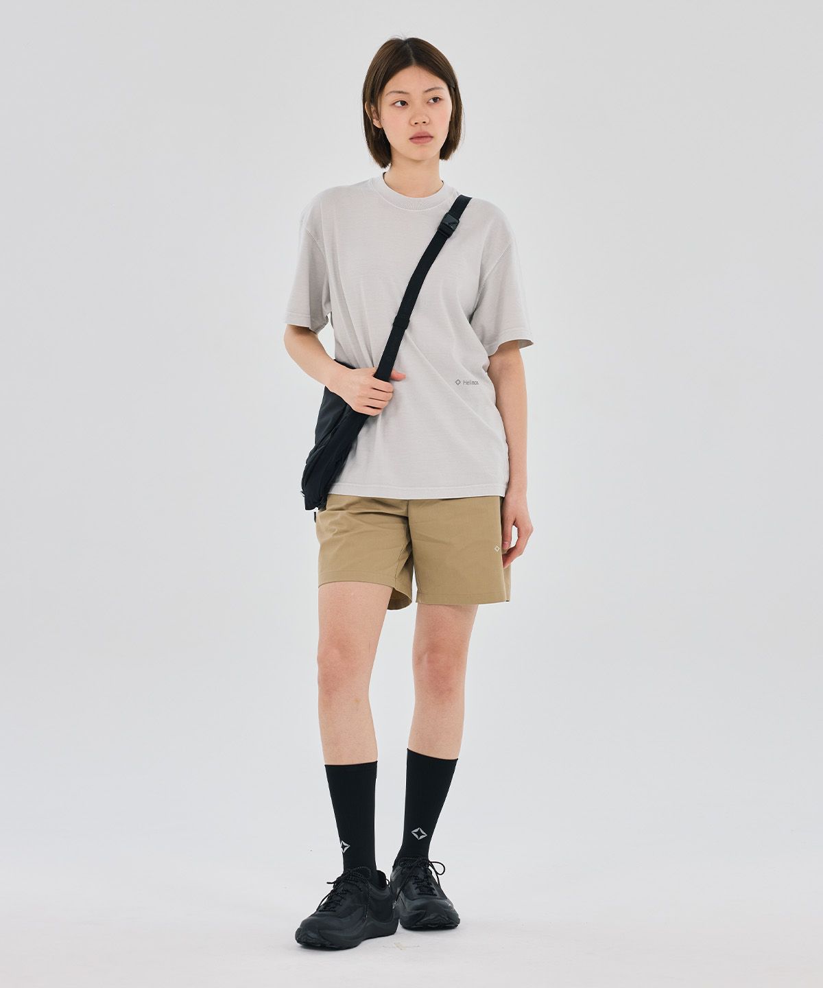 헬리녹스 웨어(HELINOX WEAR) 가먼트 다잉 반팔티셔츠_Light Gray