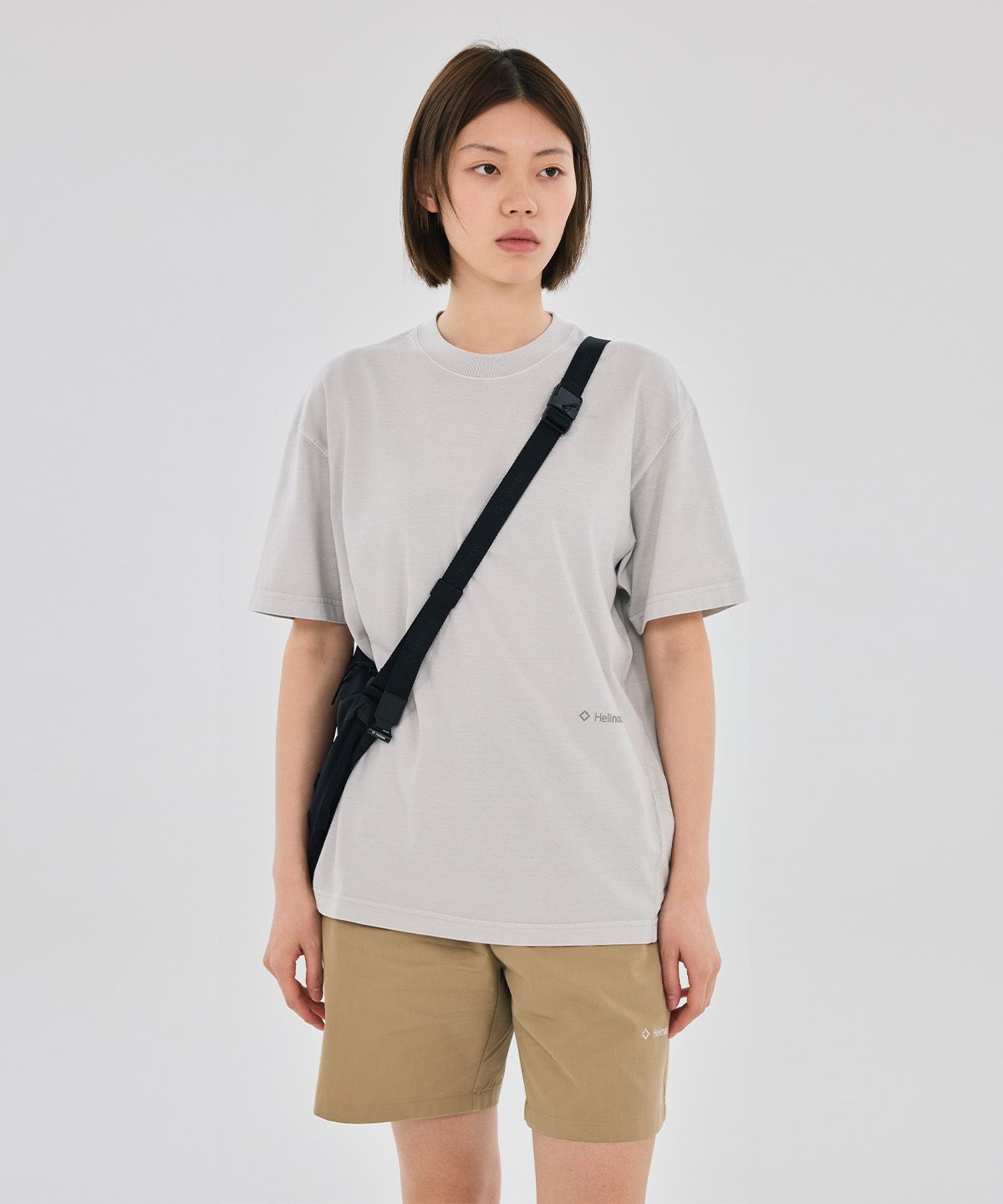 헬리녹스 웨어(HELINOX WEAR) 가먼트 다잉 반팔티셔츠_Light Gray