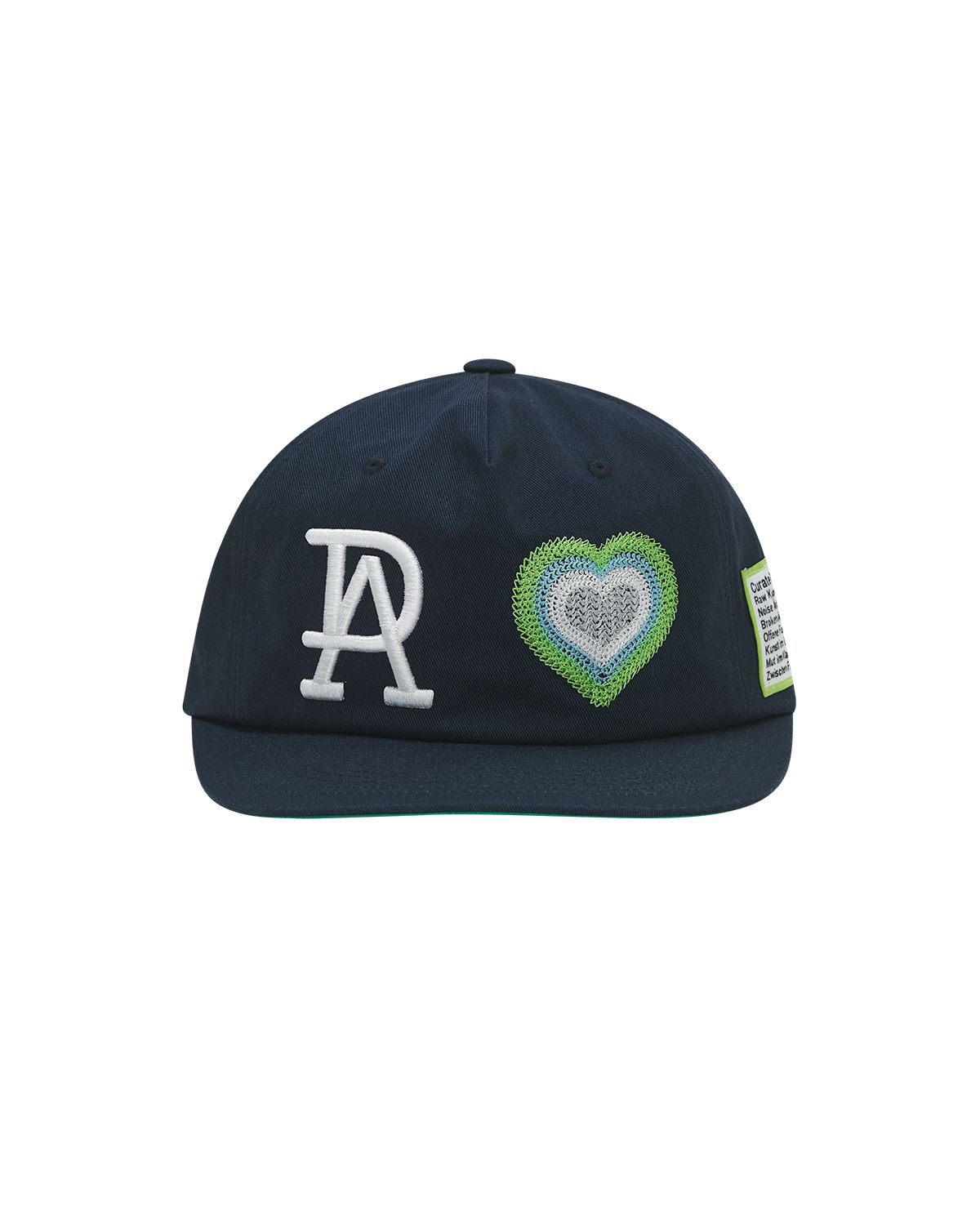 더뮤지엄비지터(THEMUSEUMVISITOR) AD EMBROIDERY LOGO BALL CAP (NAVY)