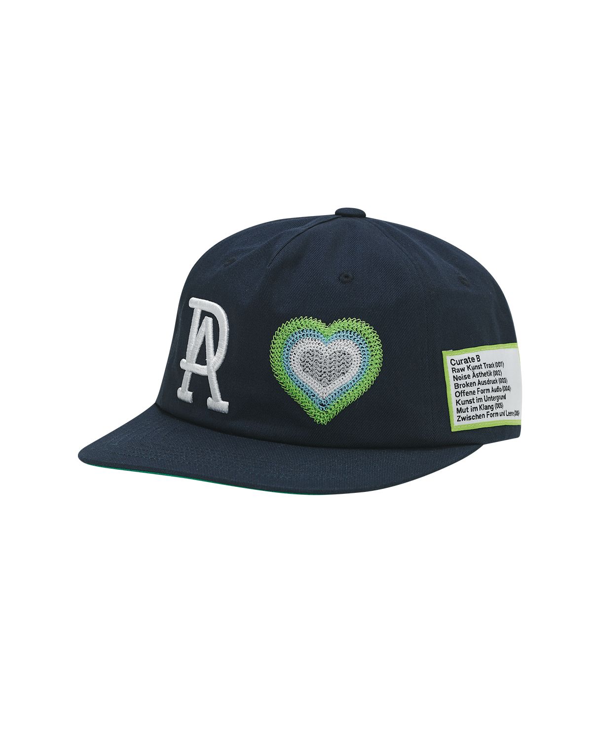 더뮤지엄비지터(THEMUSEUMVISITOR) AD EMBROIDERY LOGO BALL CAP (NAVY)