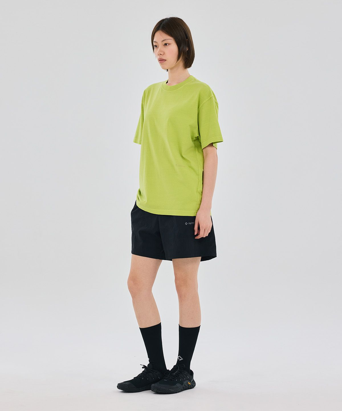 헬리녹스 웨어(HELINOX WEAR) 가먼트 다잉 반팔티셔츠_Neon Green