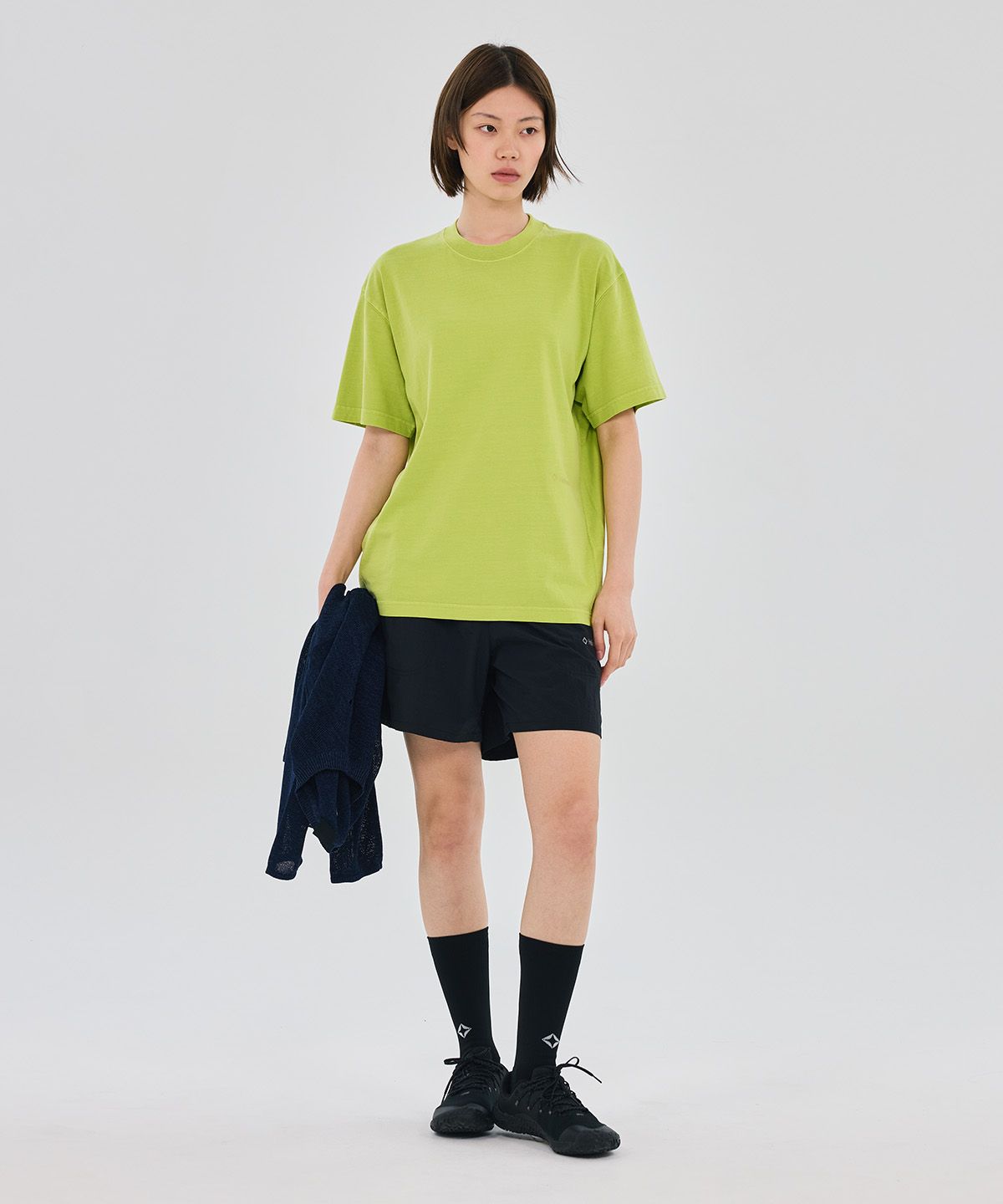 헬리녹스 웨어(HELINOX WEAR) 가먼트 다잉 반팔티셔츠_Neon Green