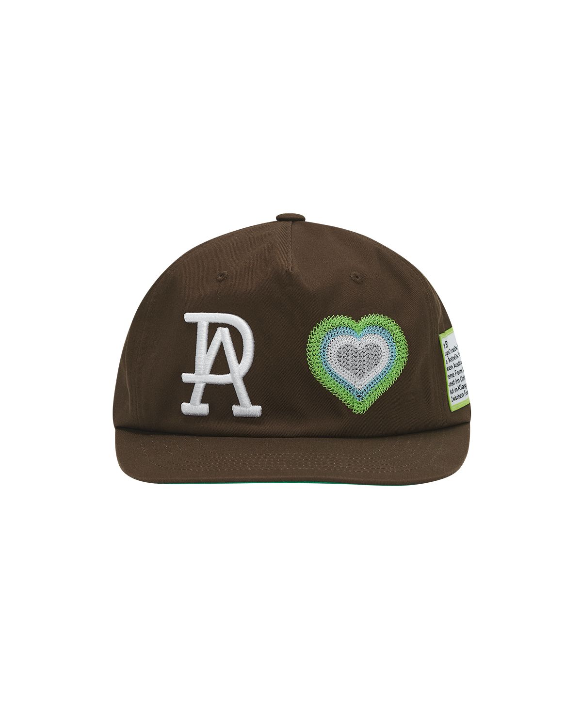 더뮤지엄비지터(THEMUSEUMVISITOR) AD EMBROIDERY LOGO BALL CAP (BROWN)