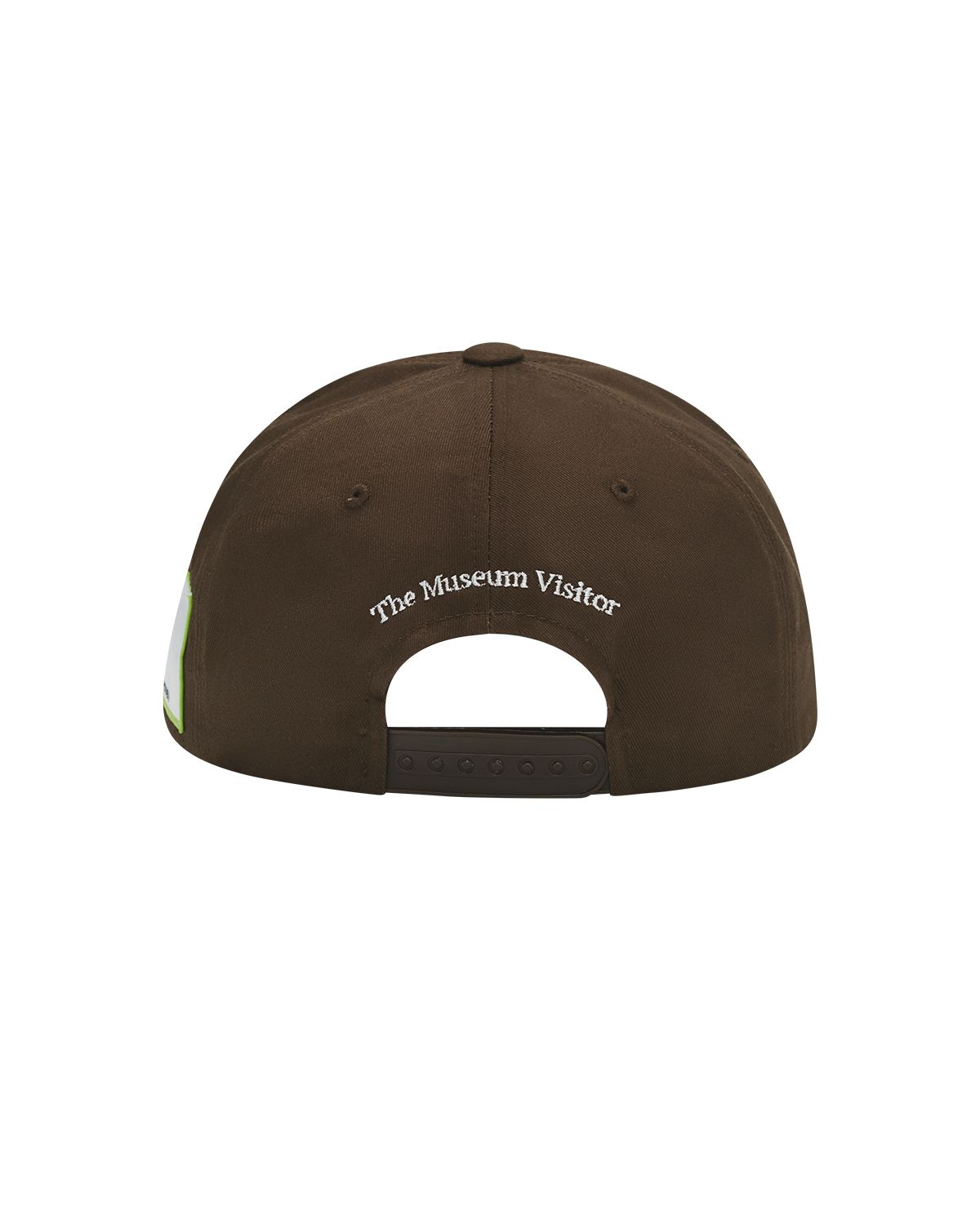 더뮤지엄비지터(THEMUSEUMVISITOR) AD EMBROIDERY LOGO BALL CAP (BROWN)