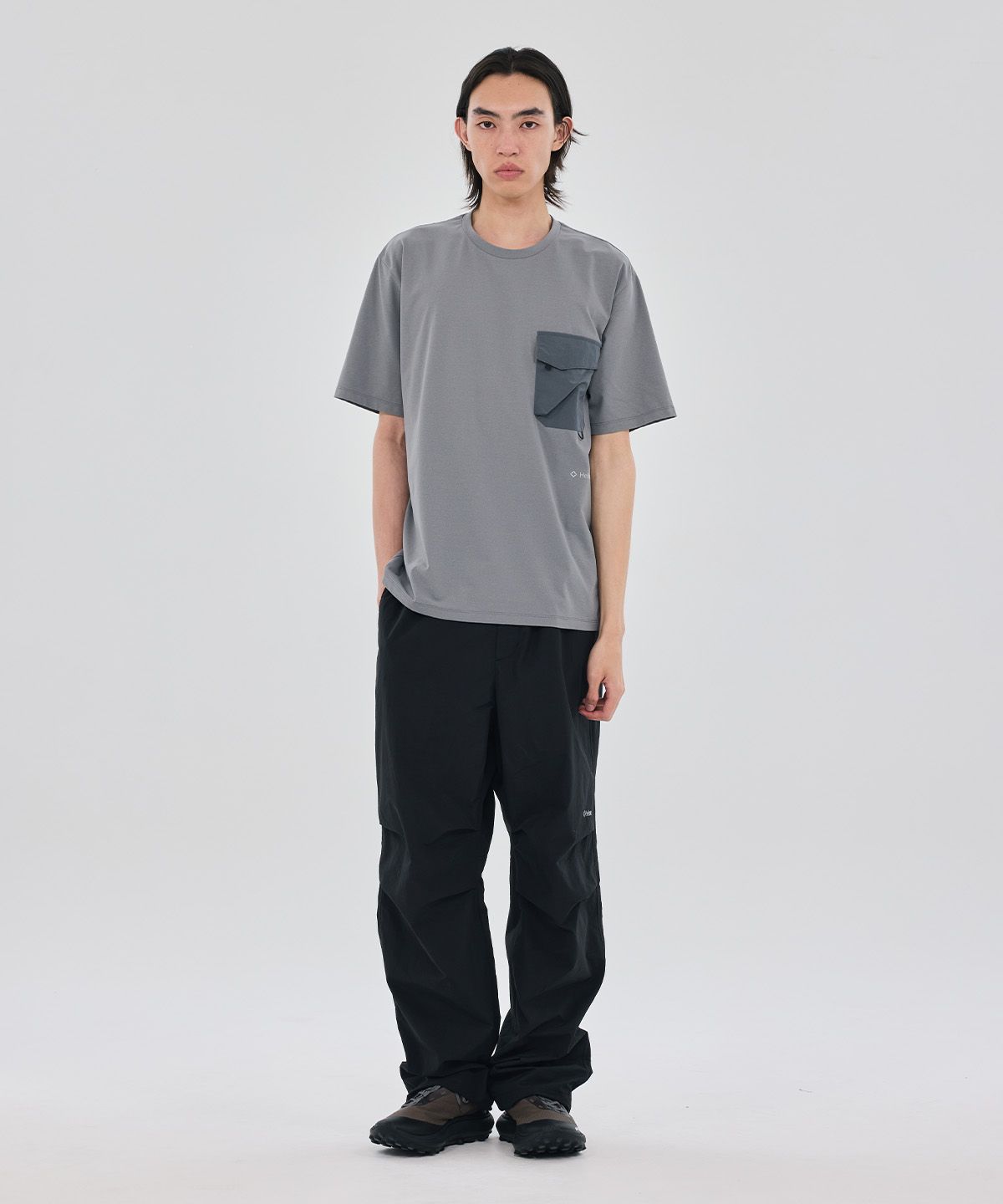 헬리녹스 웨어(HELINOX WEAR) 멀티 포켓 반팔티셔츠_Gray