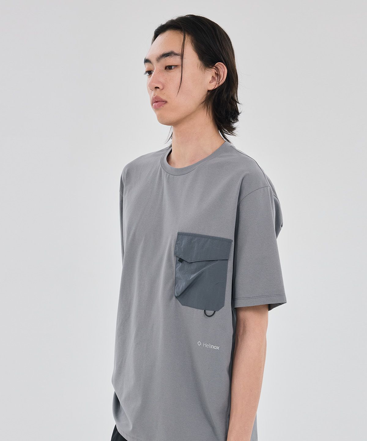 헬리녹스 웨어(HELINOX WEAR) 멀티 포켓 반팔티셔츠_Gray