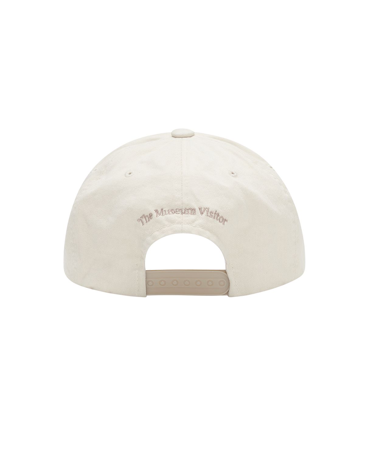 더뮤지엄비지터(THEMUSEUMVISITOR) LOVE IN WASHED BALL CAP (IVORY)