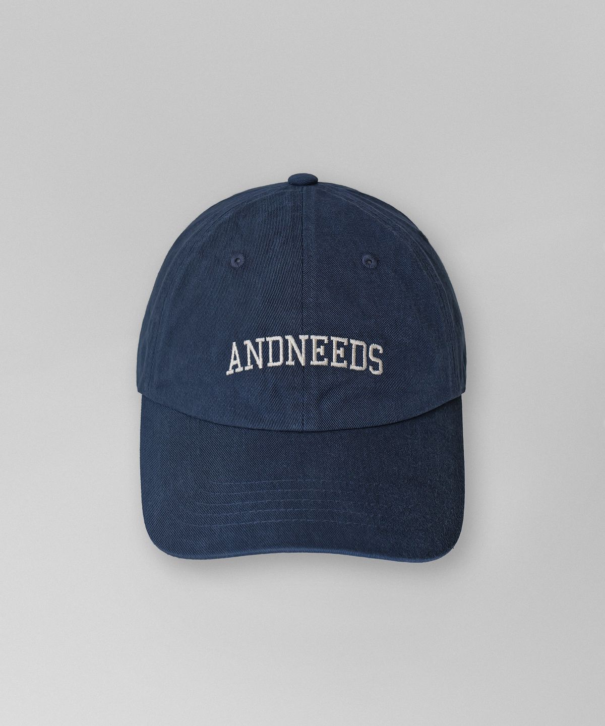 앤니즈(ANDNEEDS) Tipo logo ball cap (navy)
