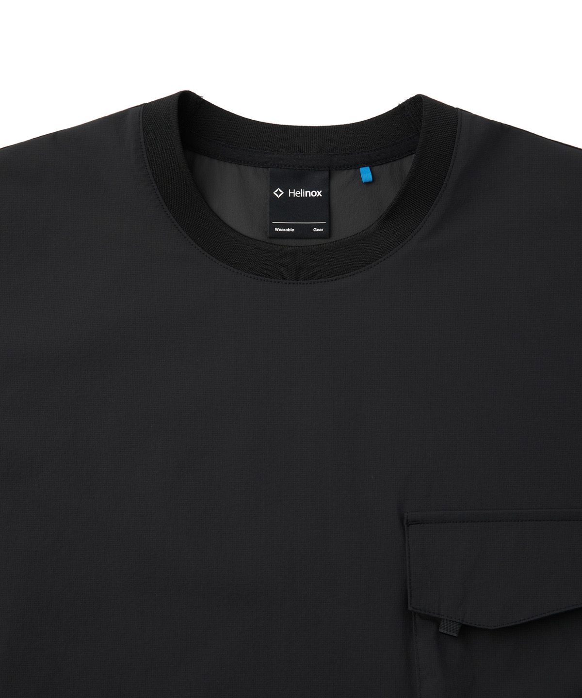 헬리녹스 웨어(HELINOX WEAR) 필드 포켓 반팔 티셔츠_Black