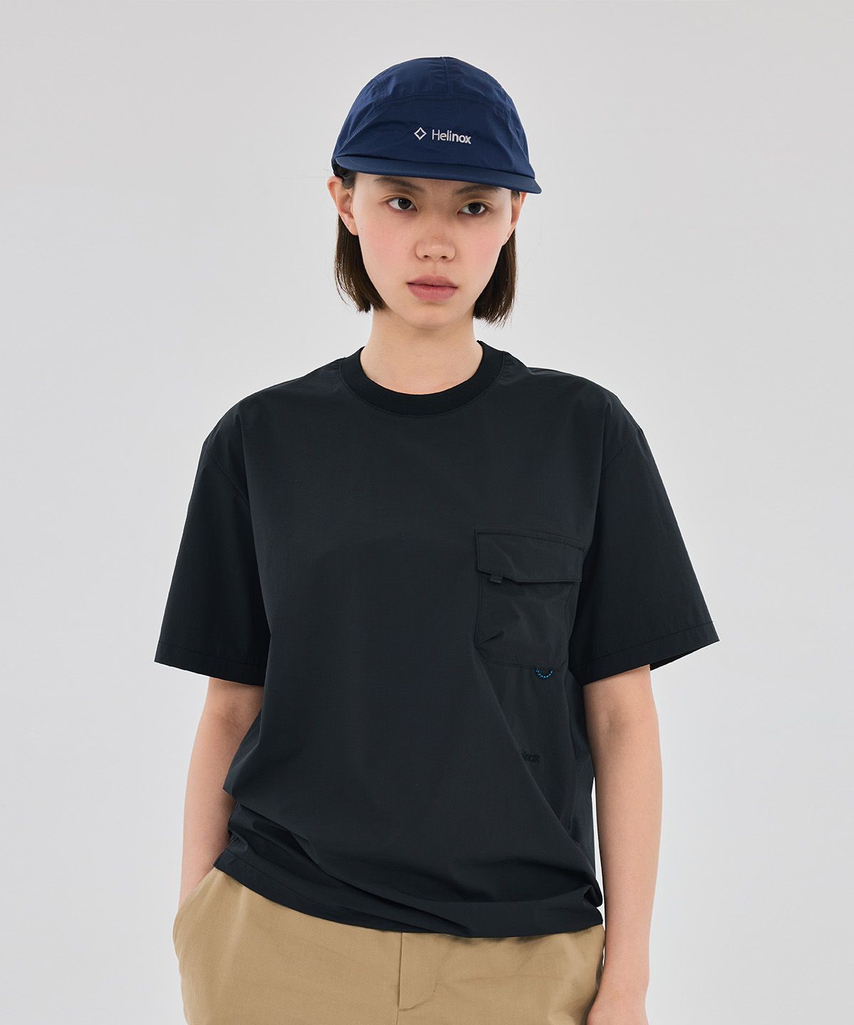 헬리녹스 웨어(HELINOX WEAR) 필드 포켓 반팔 티셔츠_Black
