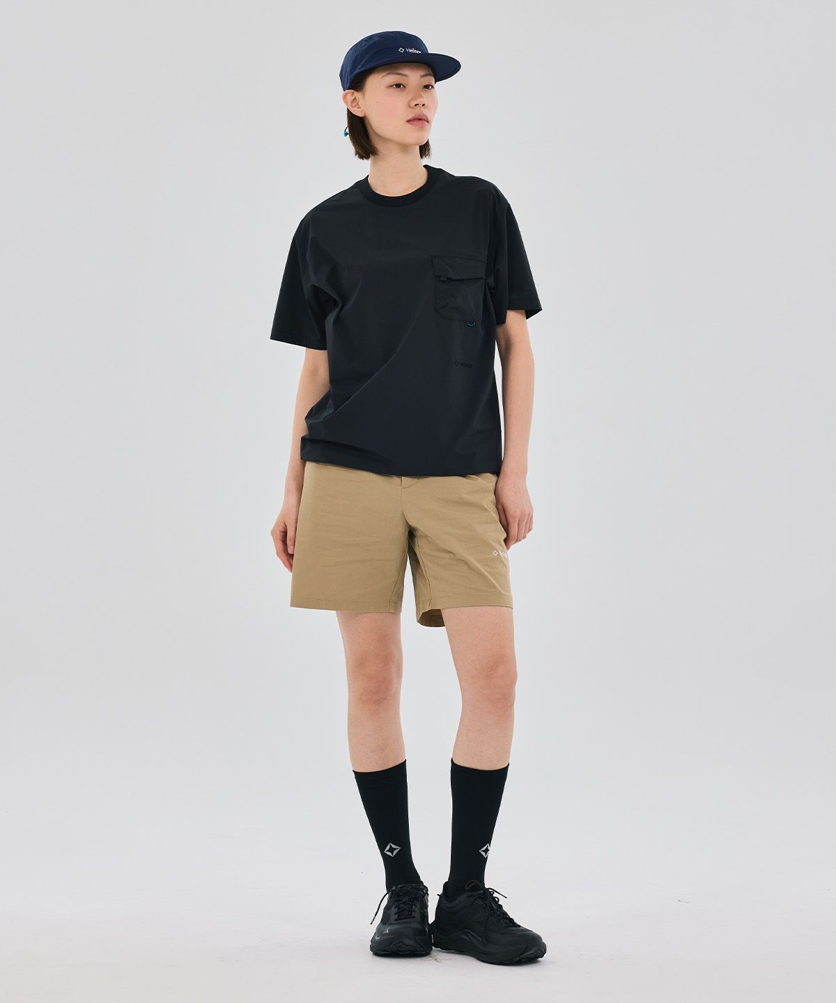 헬리녹스 웨어(HELINOX WEAR) 필드 포켓 반팔 티셔츠_Black