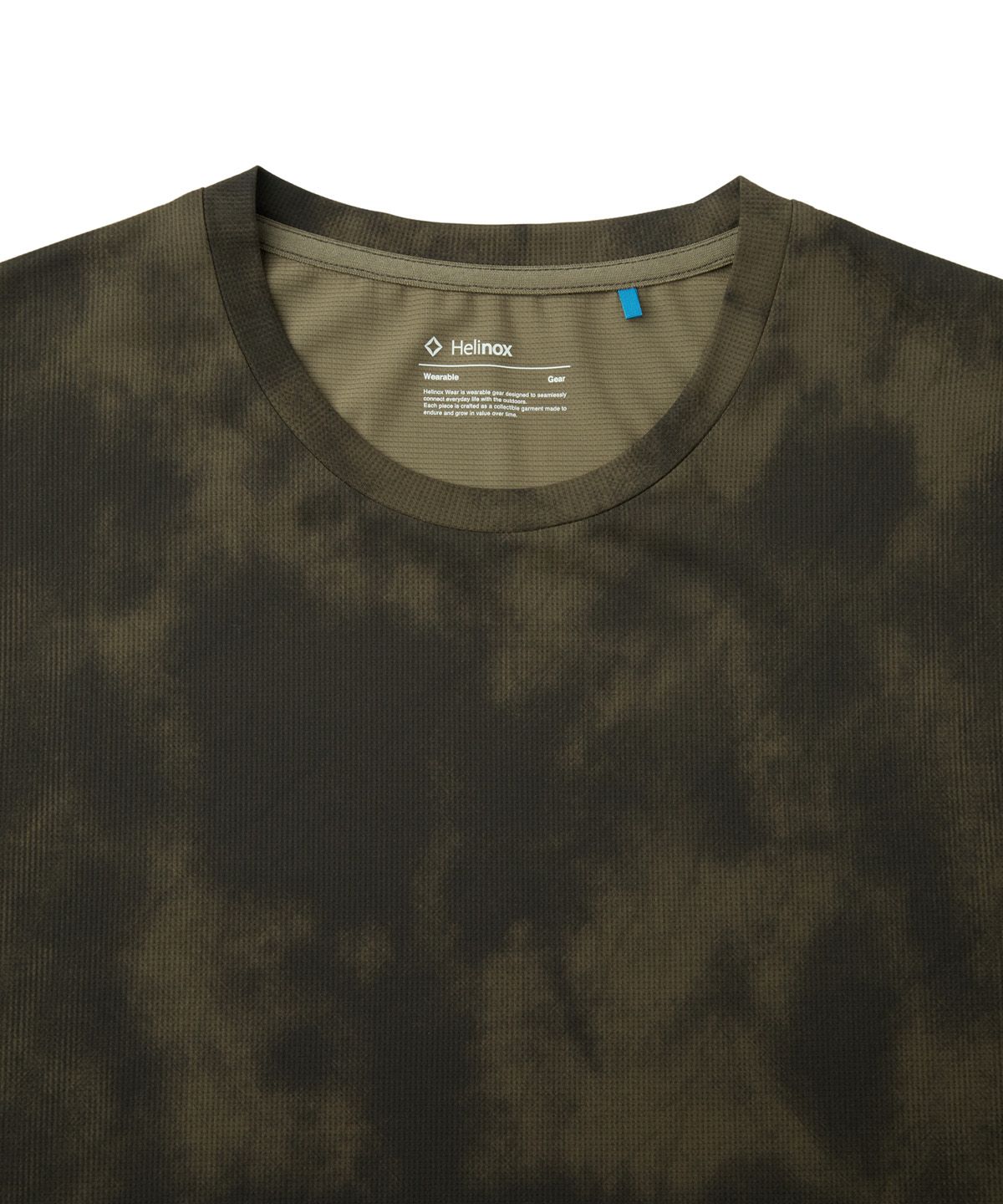 헬리녹스 웨어(HELINOX WEAR) 네츄럴 카모 반팔 티셔츠_Khaki