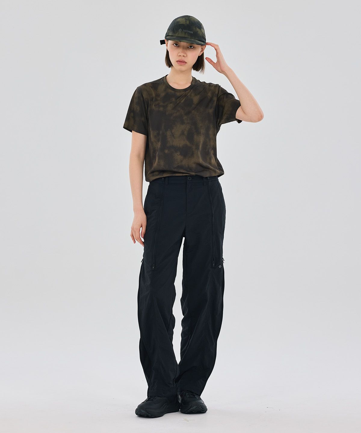 헬리녹스 웨어(HELINOX WEAR) 네츄럴 카모 반팔 티셔츠_Khaki
