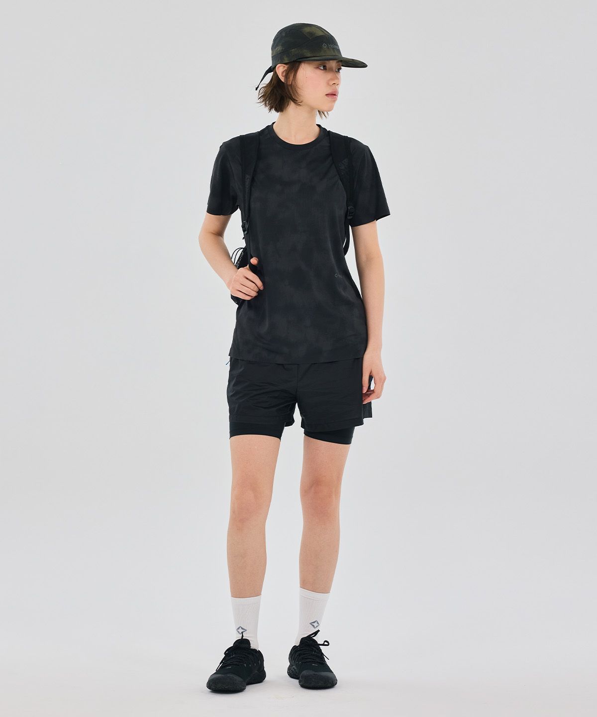 헬리녹스 웨어(HELINOX WEAR) 네츄럴 카모 반팔 티셔츠_Dark Gray
