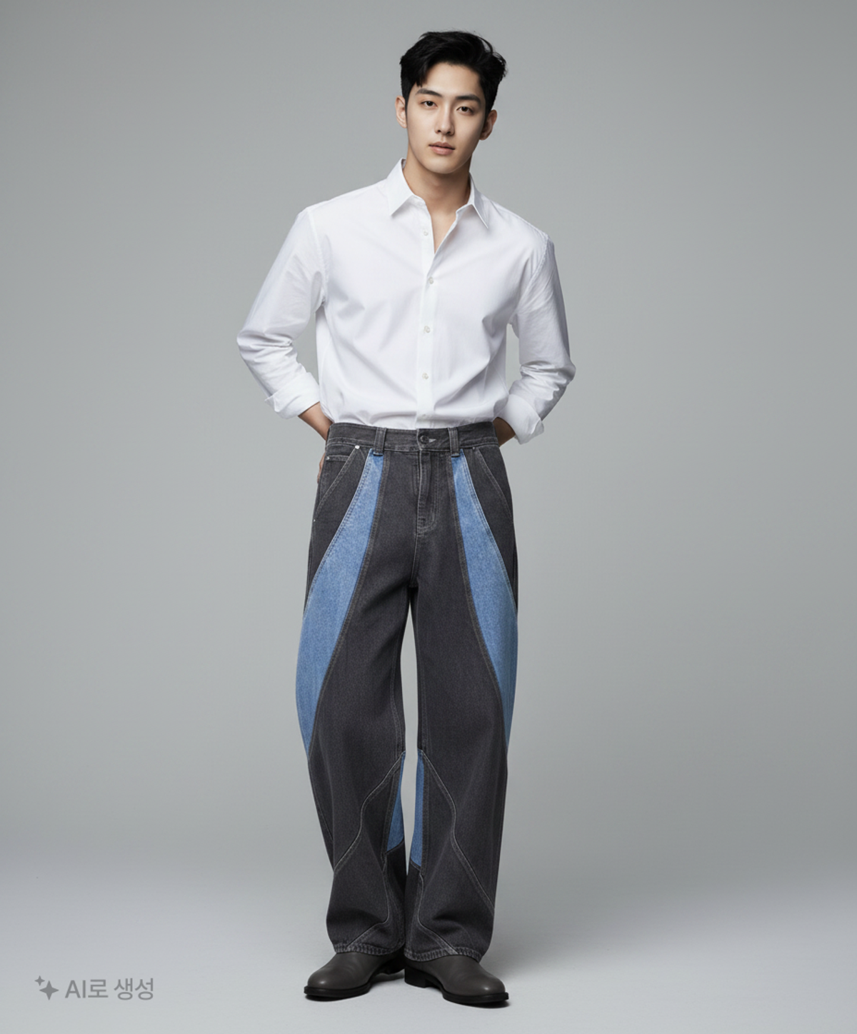 에드(ADD) 청/데님 팬츠 S