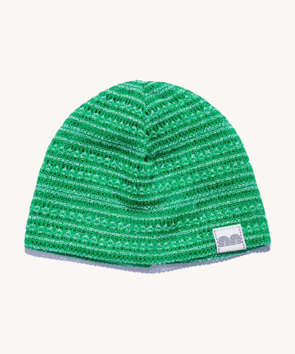 낫뉴(NOT NEW) nn Label Stripe Beanie Green