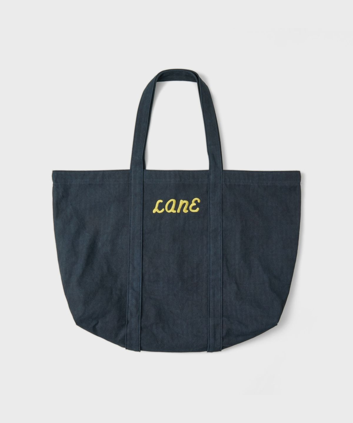 레인 아파트먼트(LANE APARTMENT) COTTON LOGO BIG BAG [NAVY]