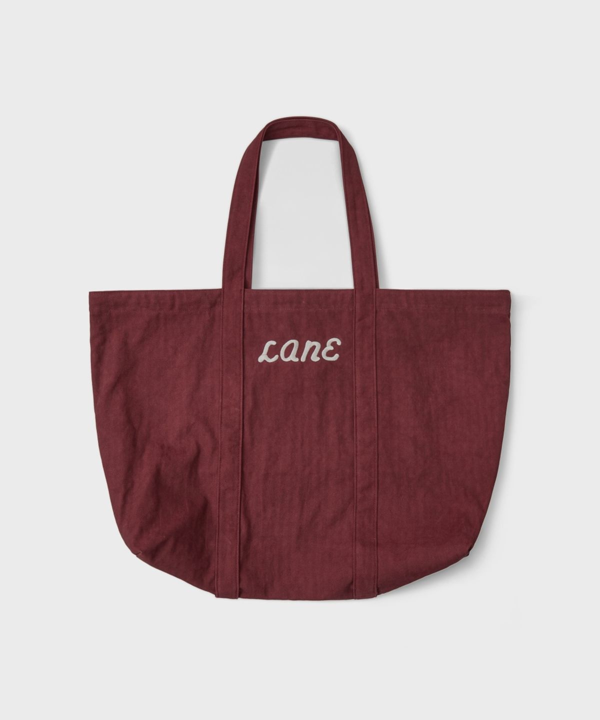 레인 아파트먼트(LANE APARTMENT) COTTON LOGO BIG BAG [RED]
