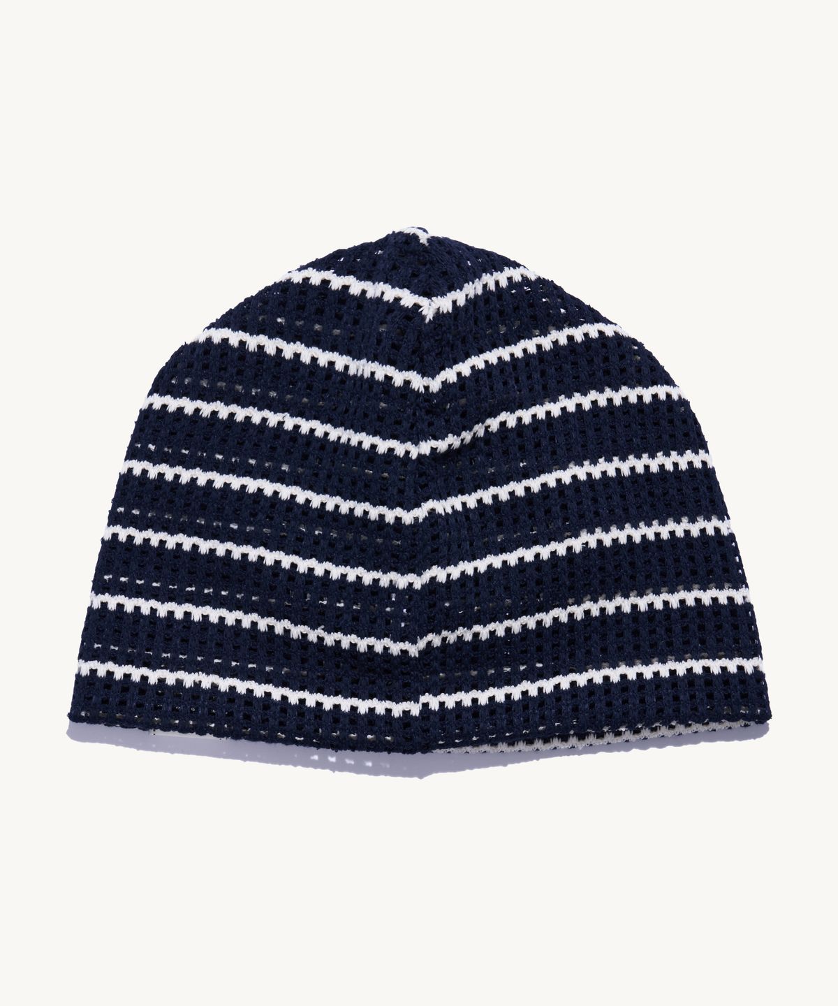 낫뉴(NOT NEW) nn Label Crochet Beanie Navy