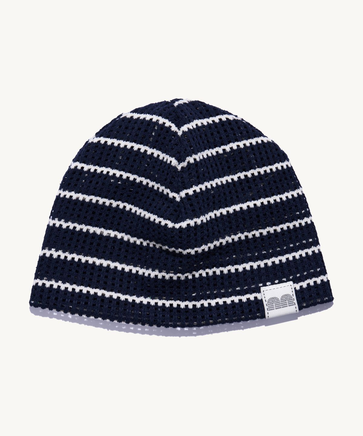 낫뉴(NOT NEW) nn Label Crochet Beanie Navy