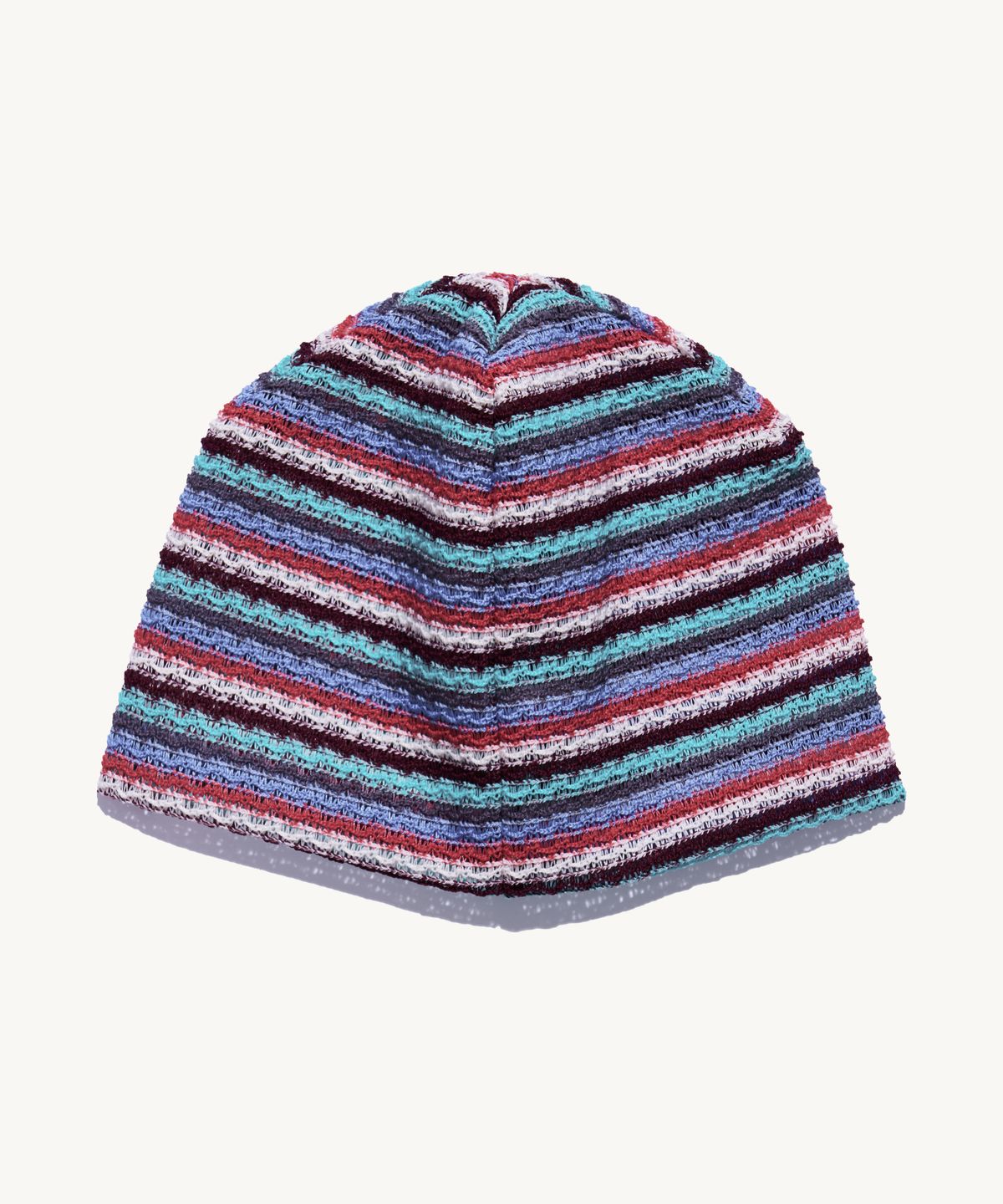 낫뉴(NOT NEW) Summer nn Label Pattern Beanie Red