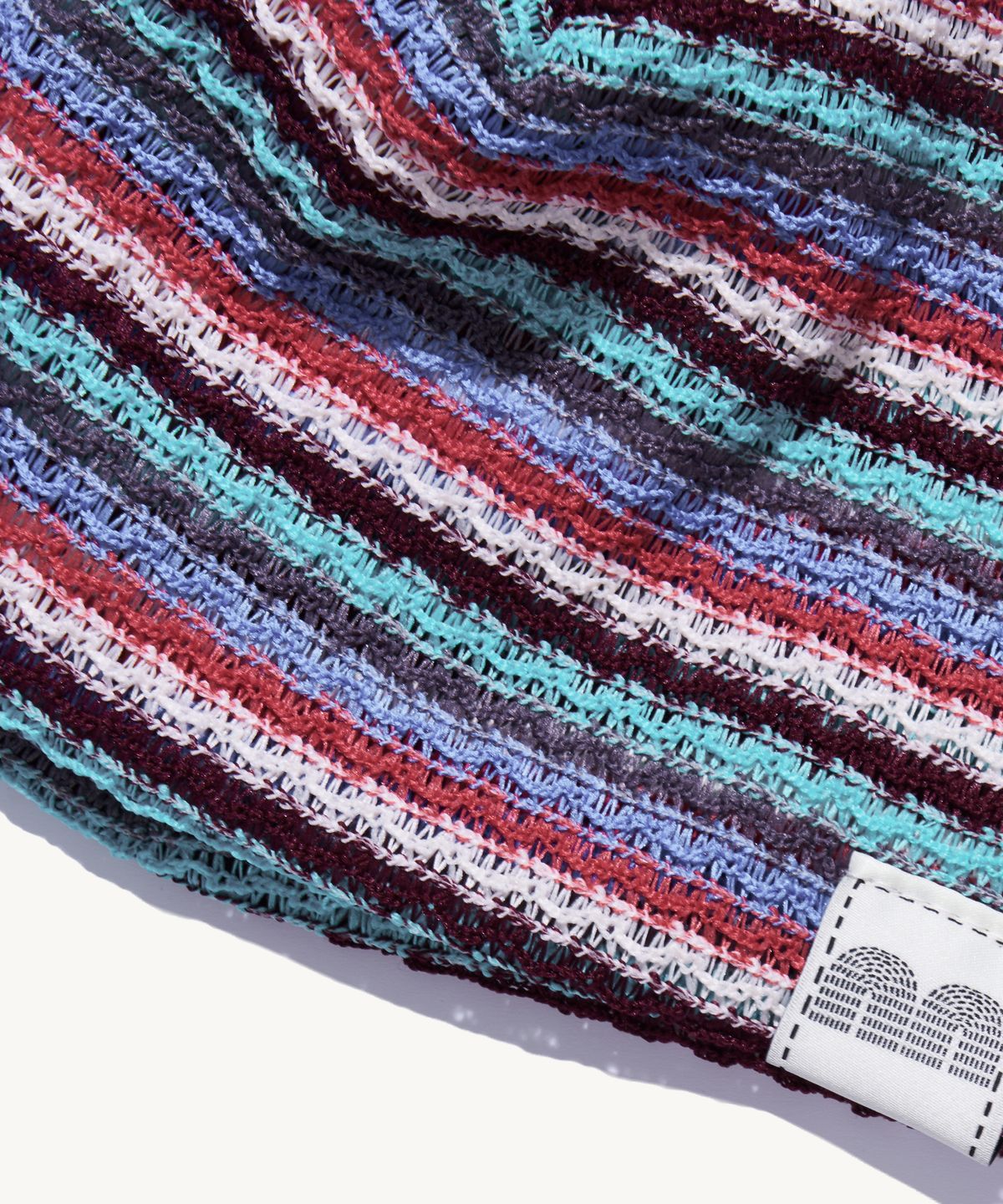 낫뉴(NOT NEW) Summer nn Label Pattern Beanie Red