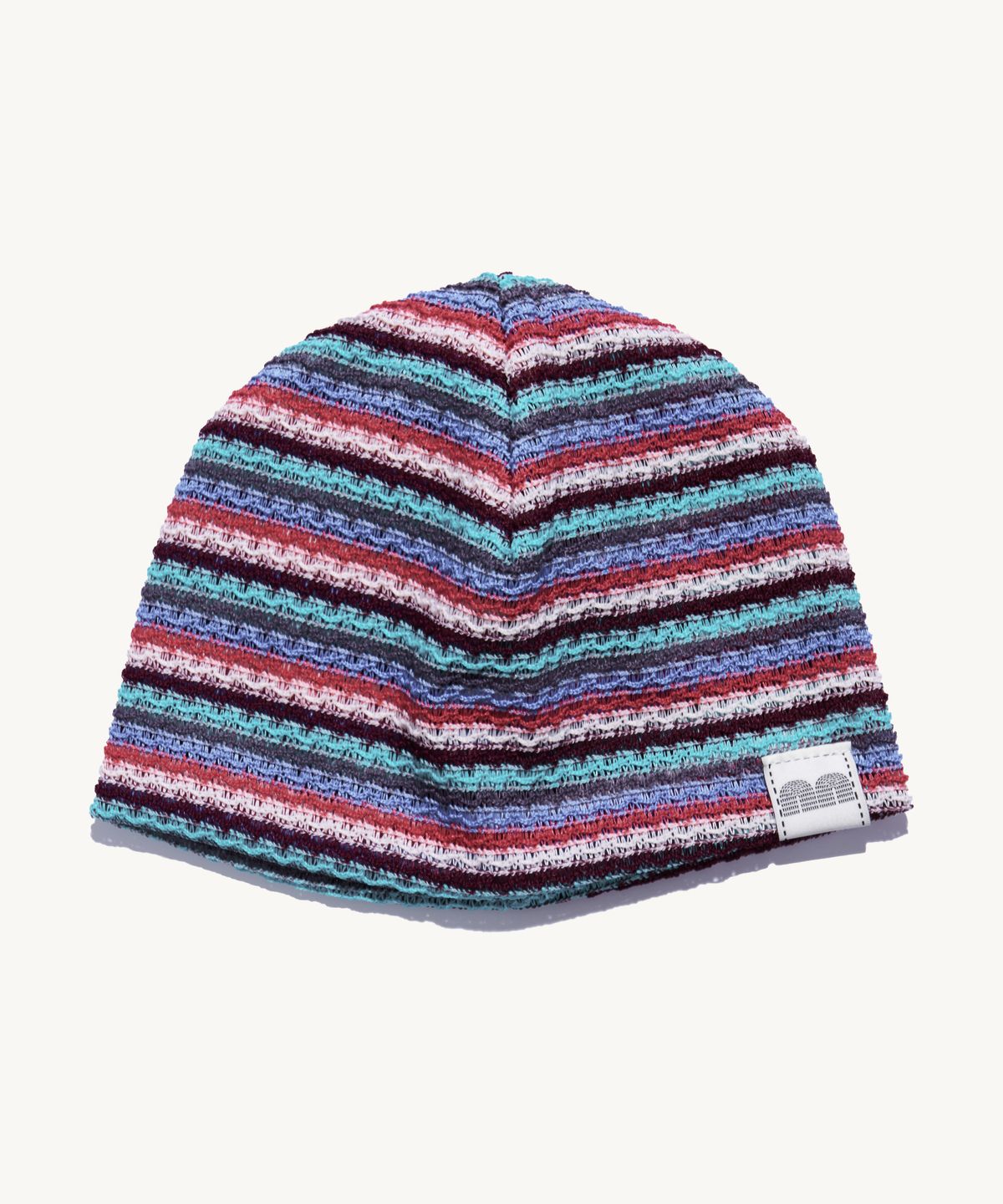 낫뉴(NOT NEW) Summer nn Label Pattern Beanie Red