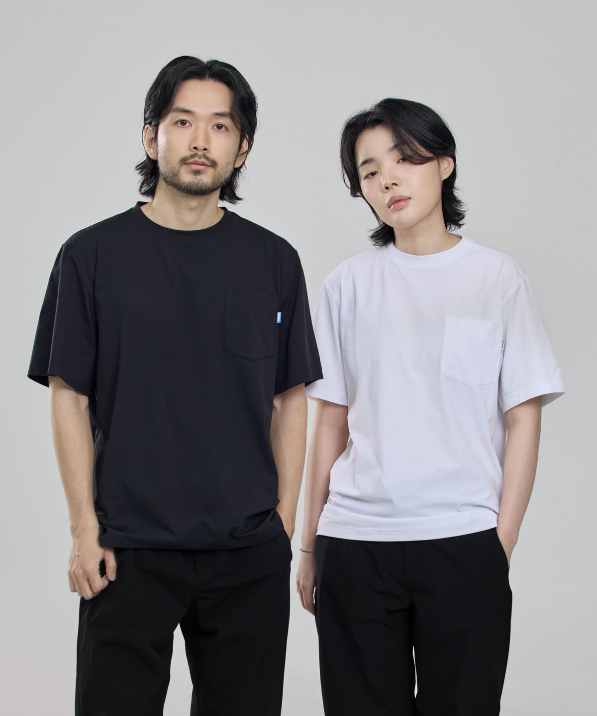 신즈(SHINZU) 엔지니어 180 포켓 반팔 티셔츠 [블랙]