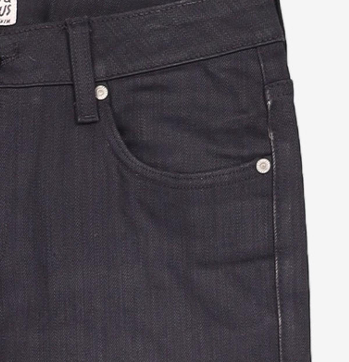 네이키드앤페이머스(NAKED&FAMOUS) SkinnyGuy Black Power Stretch 34