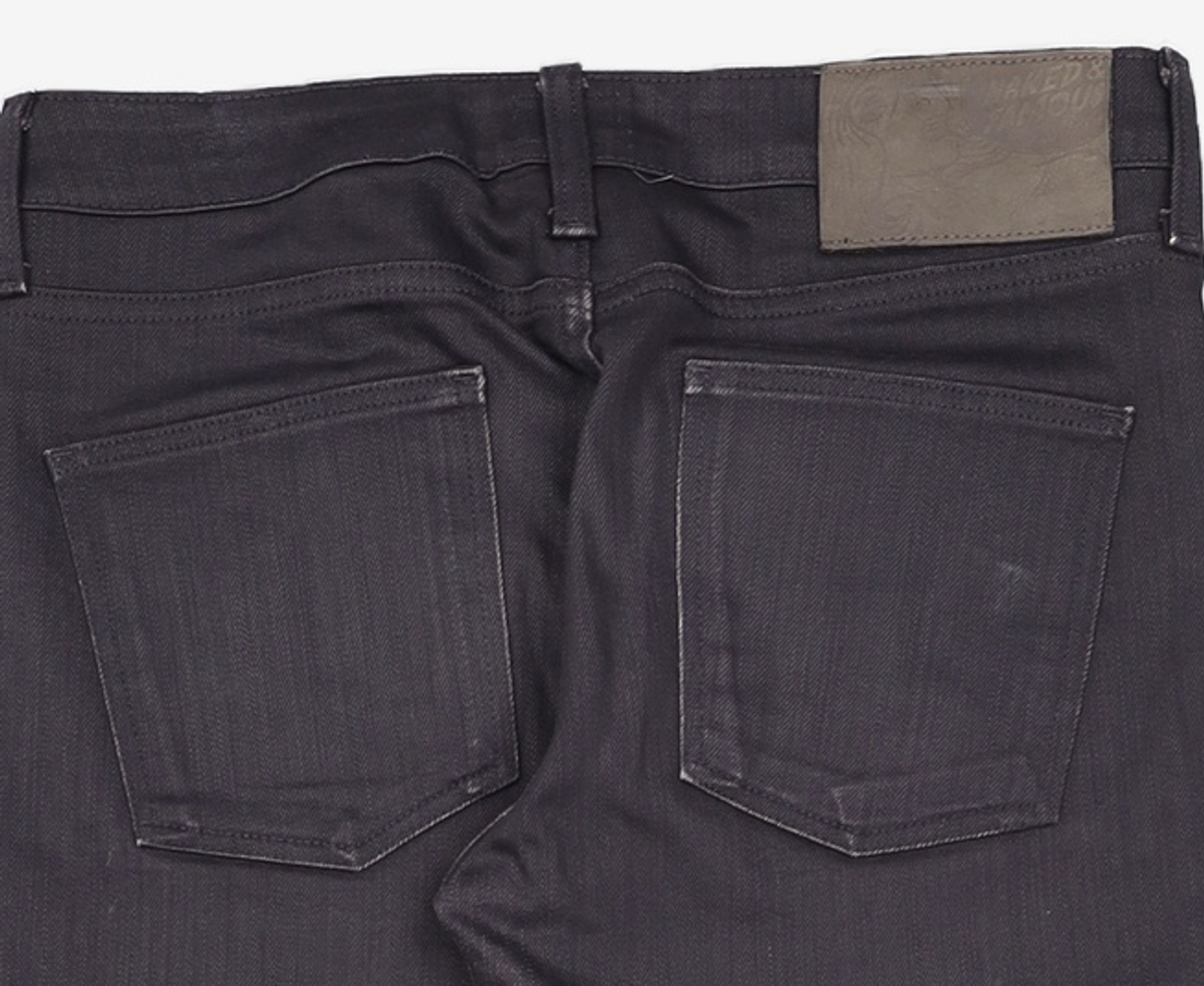 네이키드앤페이머스(NAKED&FAMOUS) SkinnyGuy Black Power Stretch 34