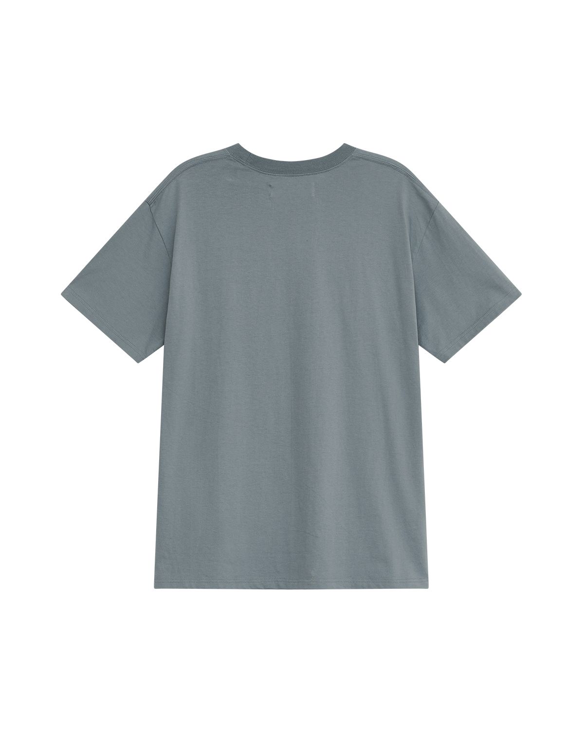 더뮤지엄비지터(THEMUSEUMVISITOR) FLOWER OVERFIT T-SHIRT (DEAD BLUE)
