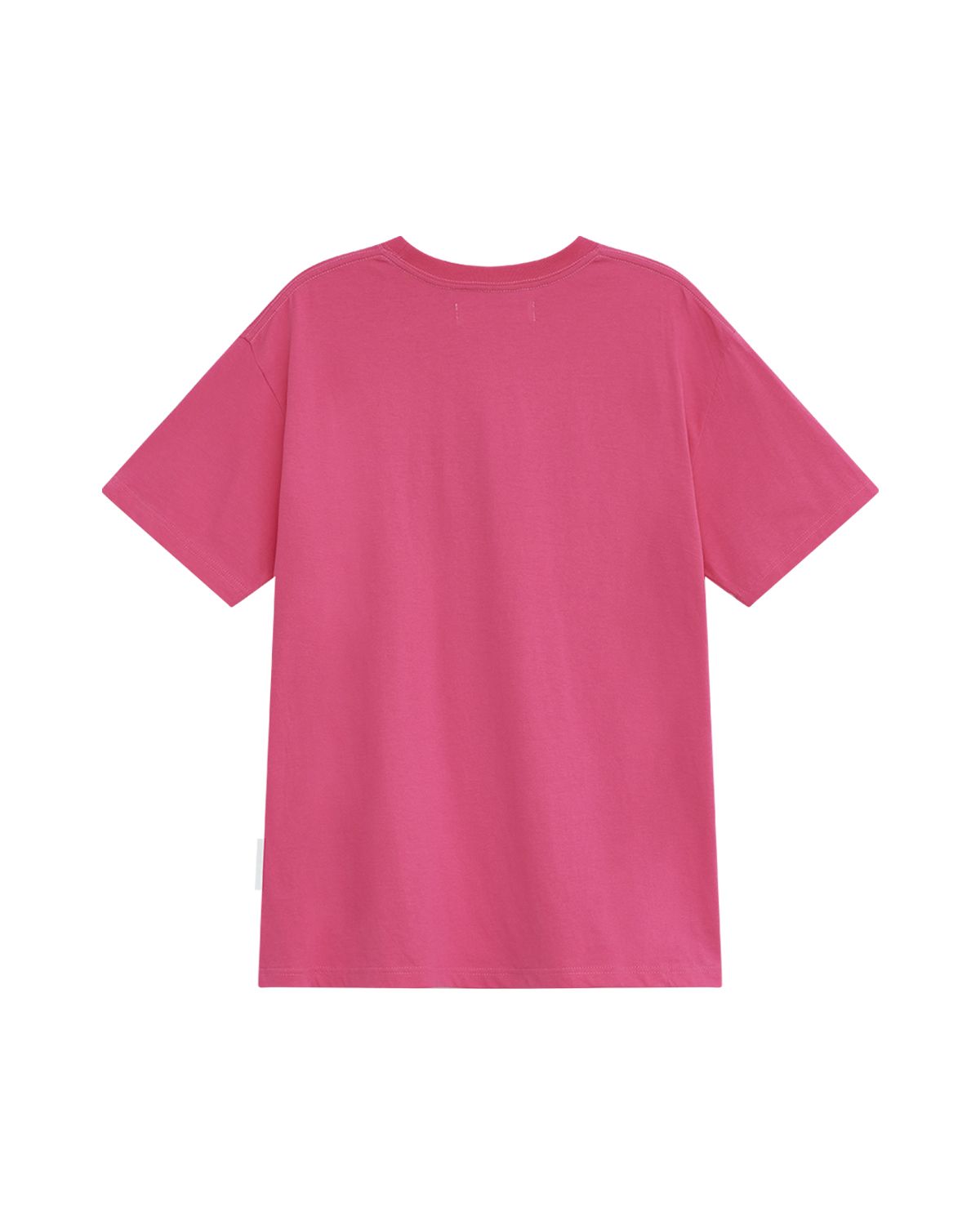 더뮤지엄비지터(THEMUSEUMVISITOR) ART APPLIQUE OVERFIT T-SHIRT (INDI PINK)
