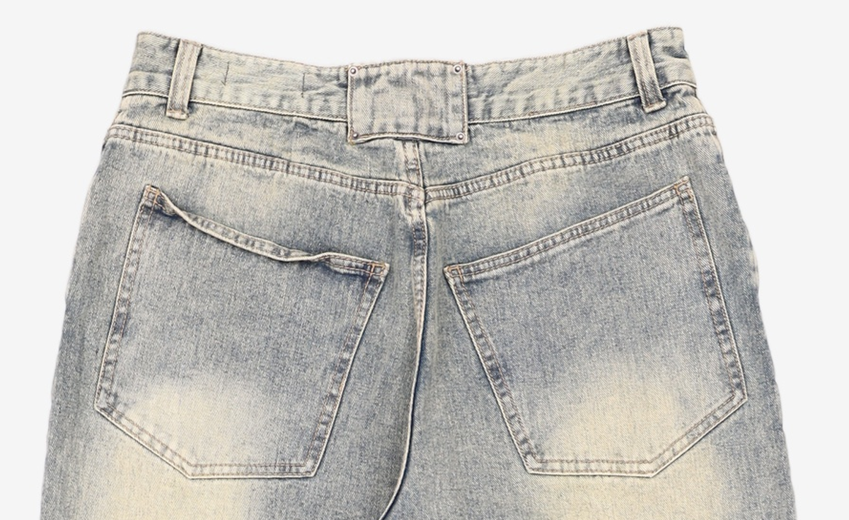 메종미네드(MAISON MINED) SAND DROUGHT WIDE DENIM PANTS BEIGE 50