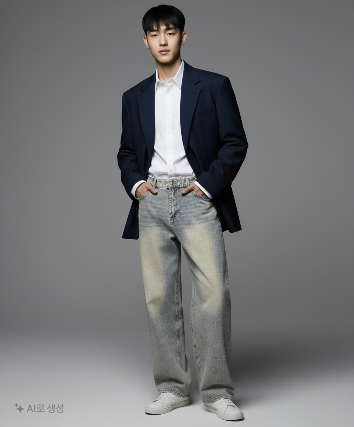메종미네드(MAISON MINED) SAND DROUGHT WIDE DENIM PANTS BEIGE 50