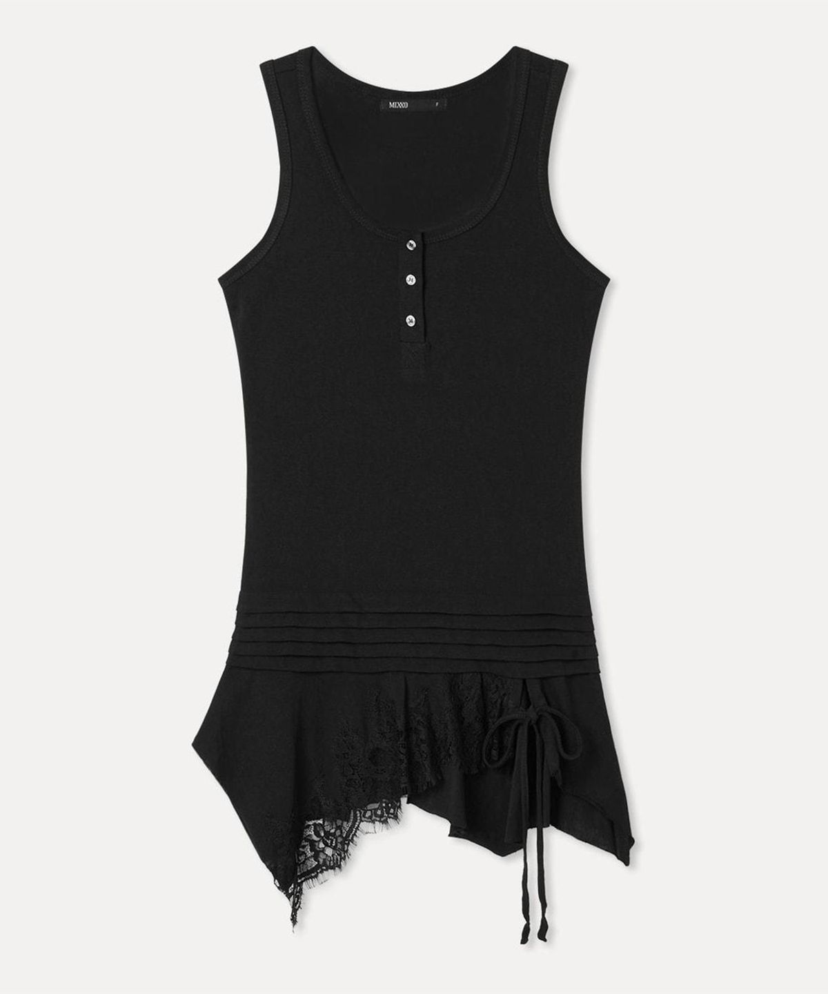 미쏘(MIXXO) 레이스 언발 레이어드 원피스 RE OWG58SS_MIWOWG78SS
