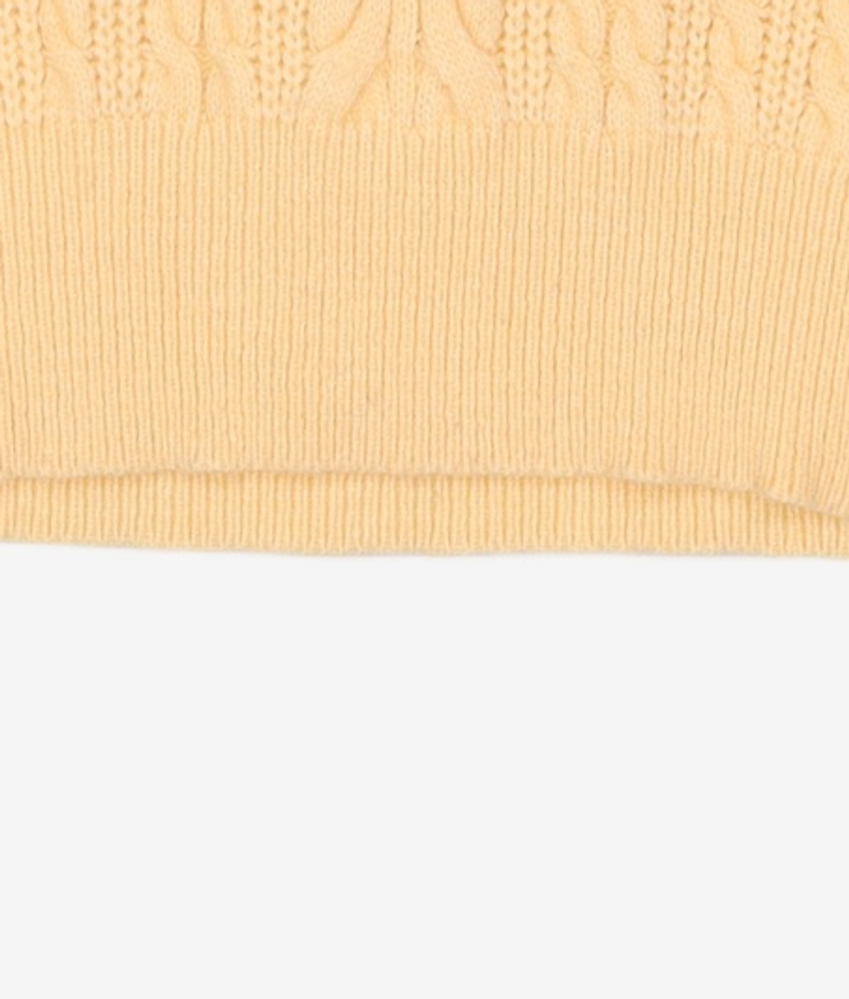 미쏘(MIXXO) 라운드 케이블 조직 스웨터 MIWKAAT64T M