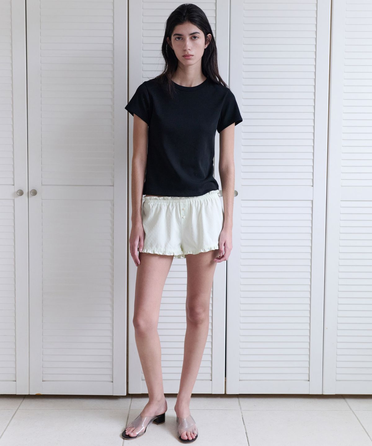 앤니즈(ANDNEEDS) Ella frill half pants (mint)