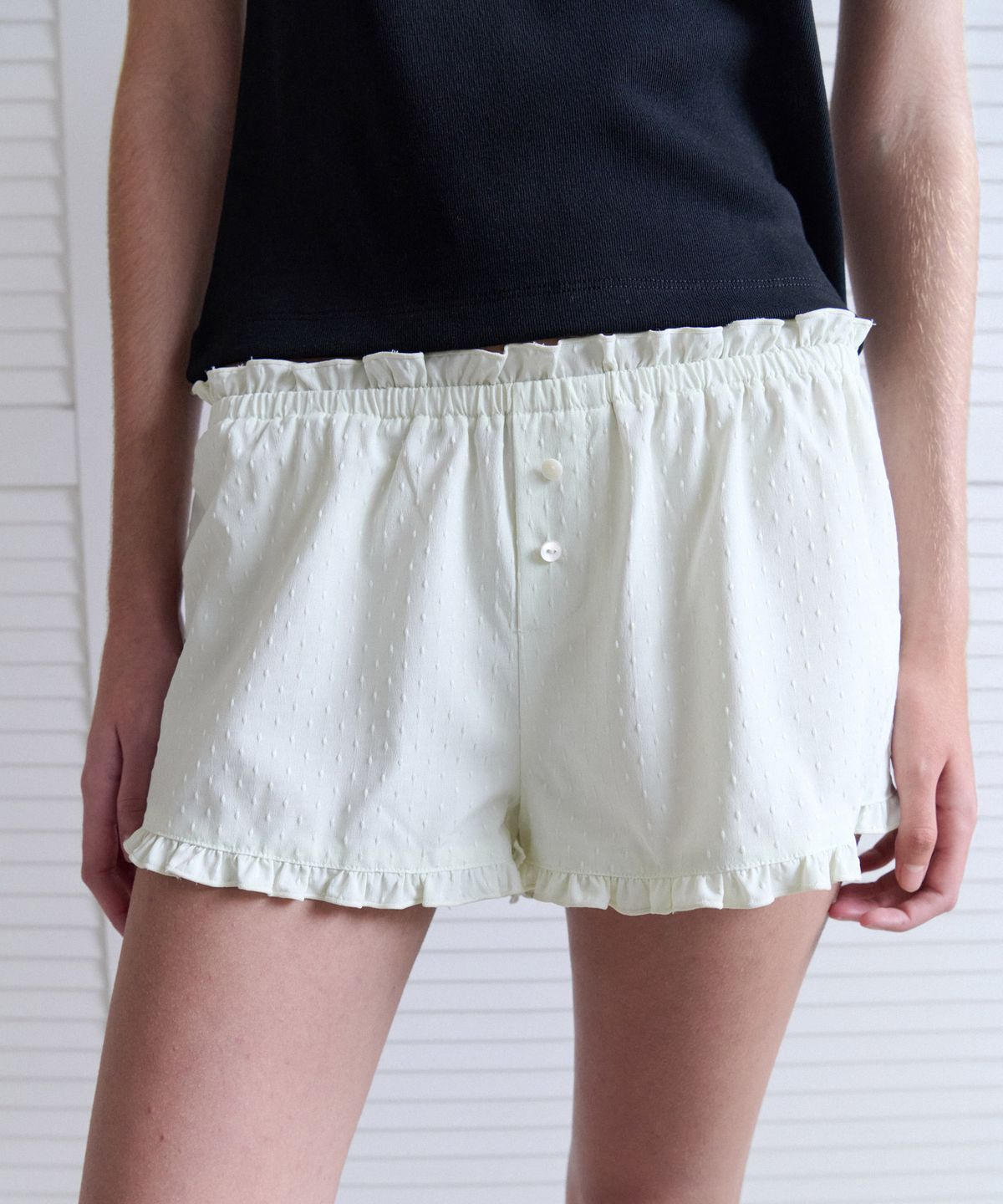 앤니즈(ANDNEEDS) Ella frill half pants (mint)