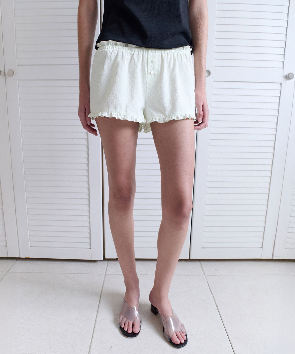 앤니즈(ANDNEEDS) Ella frill half pants (mint)