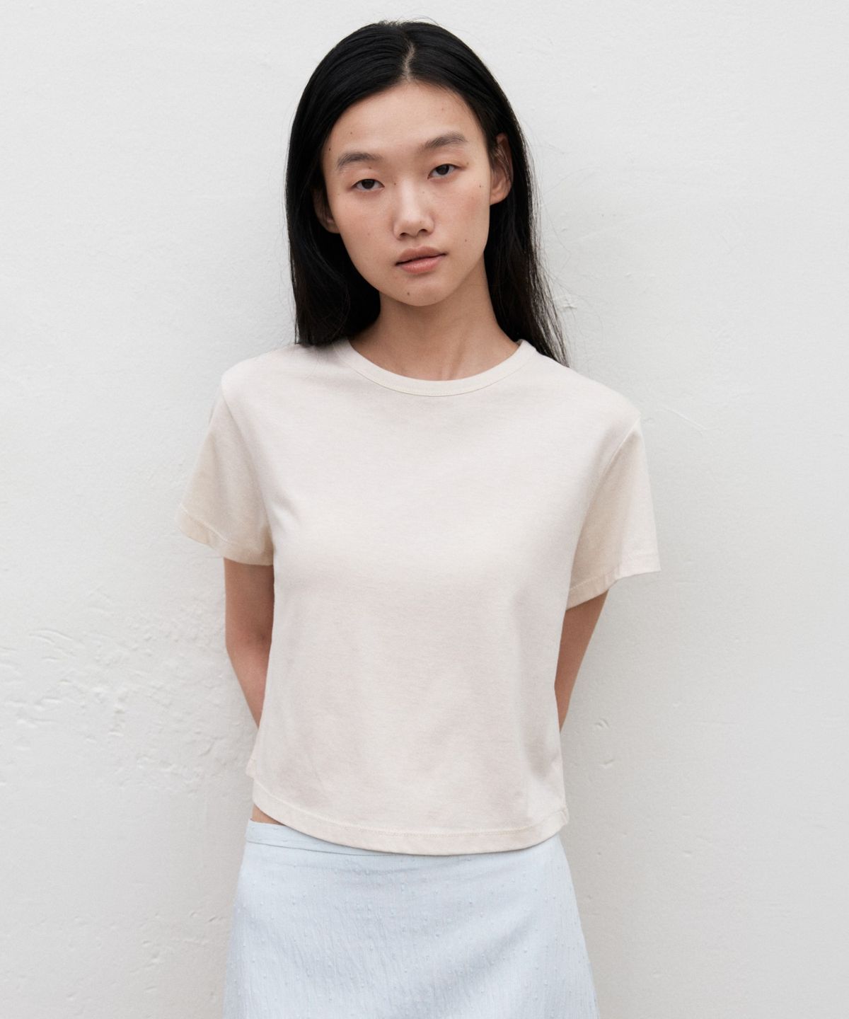 망고매니플리즈(MANGO MANY PLEASE) DUST CROP TEE_4COLORS